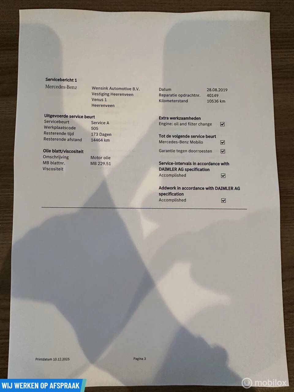 Hoofdafbeelding Mercedes-Benz B-Klasse