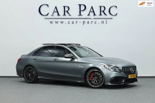Mercedes-Benz C-klasse AMG 63 S 510+PK MULTIBEAM/VIRTUAL/SFEER/PANO/SCHAAL+LEER+S.VERKOELING/19" LMV/360 CAM/ACC/12 MDN GARANTIE!