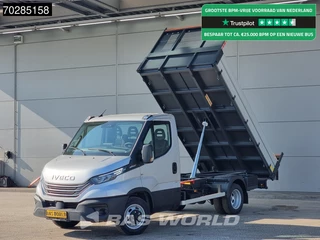 Iveco Daily 35C21 3.0L 210PK Automaat Open Laadbak 2025 ACC Airco CarPlay Pritsche Pickup Open Box Airco