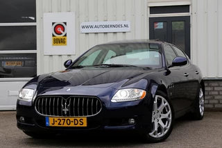 Maserati Quattroporte 4.7 S 432PK ZF*Perfect Onderh.*Schuifdak/Bose/Cruise-Control/Memorie/Xenon/Leder/Navi/Parkeersens.V+A/19 inch LM*