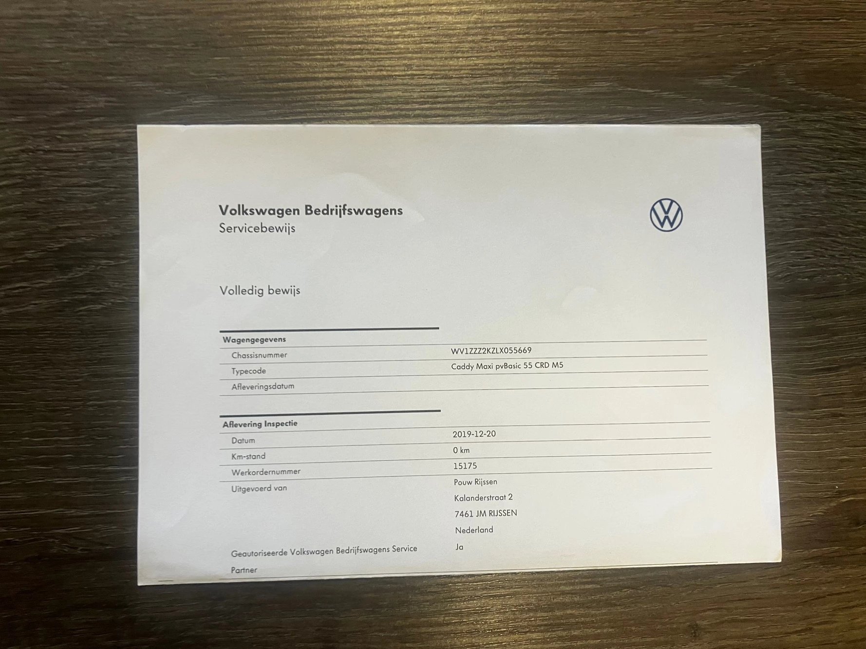 Hoofdafbeelding Volkswagen Caddy