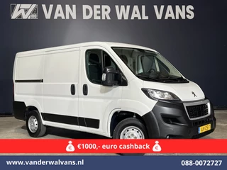 Peugeot Boxer 2.2 BlueHDi 120pk L1H1 Euro6 Airco | Camera | Navigatie | Trekhaak | Cruisecontrol Parkeersensoren, Bijrijdersbank