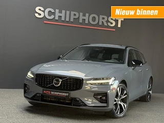 Volvo V60 B4 211pkplus darkPanoramatrekhaakleerharman kardonThunder Grey Bovag garantie 360 camera