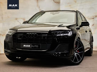 Hoofdafbeelding Audi Q7 Audi Q7 60 TFSI e Quattro Pro Line S Competition, 22", pano, B&O adv, luchtv., alcantara, matrix-LED, memory, 360 camera, HUD, keyless, privacy, dealeroh