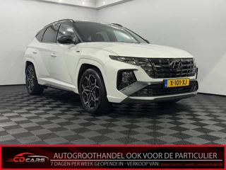 Hoofdafbeelding Hyundai Tucson Hyundai Tucson 1.6 T-GDI HEV N- Line Facelift Half leder, Clima, Camera, Navi, Cruise control adaptief, 5 jaar garantie