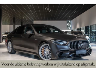 Mercedes-Benz S-Klasse AMG 63 S E Performance 4-M Lang First Class|Ceramic|Burmester 4D|Manufaktur|Carbon|Night|21''|360°|Achterasbesturing|Digital Light