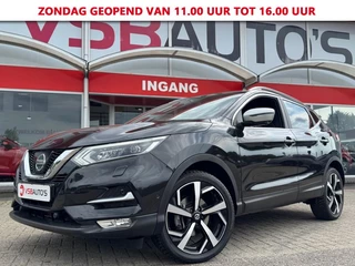 Hoofdafbeelding Nissan QASHQAI Nissan QASHQAI 1.2 DIG-T TEKNA+ AUT. LEER NAVI PANO-DAK 360-CAMERA AIRCO LMV PDC