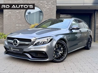 Hoofdafbeelding Mercedes-Benz C-Klasse Mercedes C-klasse Estate AMG 63 Estate Pano Stage 2 615PK HUD IWC