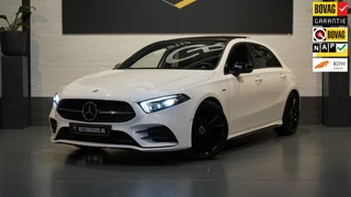 Mercedes-Benz A-klasse 200 AMG AUTOMAAT Night Pakket-ACC+-ALCANTARA-AMBIANCE-DAB+KEYLESS-NAVI-PANO-MBUX-MULTIBEAM-WINTERPAKKET