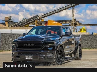 Hoofdafbeelding Dodge Ram 1500 Dodge Ram 1500 LIMITED | 2024 | LPG | RAMBOX | MWK | VIRTUAL | BAKFLIP | HUD ADG | COVER | SER LUCHTVERING | MEEST VOLLE UITVOERING | 5.7 V8 HEMI 402PK | CREW CAB | DUBBELE CABINE | DC | 5 PERSOONS | GRIJSKENTEKEN BEDRIJFS AUTO | VOORRAAD NUMMER 2100 - 3815 |