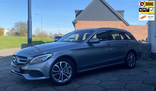 Mercedes-Benz C-klasse Estate 350 e HUD/ Vol leder/ Burmester/ Camera/ Keyless/ NAP/ Dealer onderh.