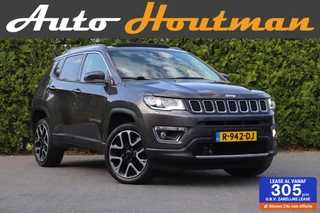 Jeep Compass 1.4 MultiAir 170 pk Automaat Limited 4x4 Camera|Panodak|Ecc|Leder|Adapt. cruise|Beats audio|Trhk Afn.