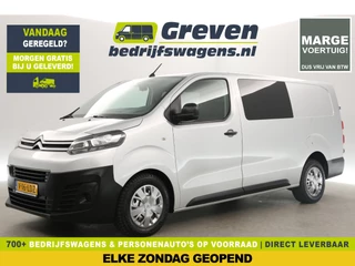 Citroën Jumpy 2.0 BlueHDI L3H1 | MARGE! | Dubbele Cabine | 5 Persoons | Airco Cruise Carplay Trekhaak Navi PDC Elektrpakket