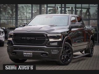 Dodge Ram 1500 BOM VOL | NIGHT EDITION | HUD | LUCHTVERING | HARMAN KARDON | PANODAK | ADAPTIVE CRUISE | HEMI 402PK 5.7 V8 4x4 | DUBBELE CABINE | 5 PERSOONS PICK UP | GRIJSKENTEKEN |