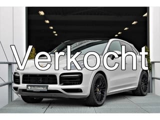 Porsche Cayenne Coupé 3.0 E-Hybrid SportDesign Krijt Platinum Edition 462pk Pano Luchtvering Sportuitlaat Bose ACC 360-camera SportChrono