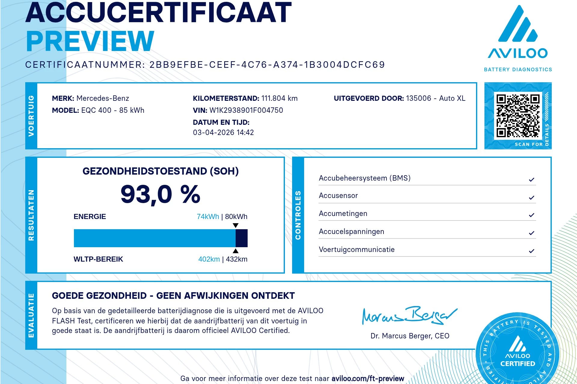 Hoofdafbeelding Mercedes-Benz EQC