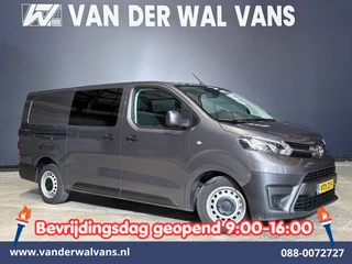 Toyota ProAce Worker 2.0 D-4D 145pk L3H1 Dubbele Cabine Euro6 Airco | 6-Zits | Navigatie | Apple Carplay | Cruisecontrol Android Auto, Parkeersensoren