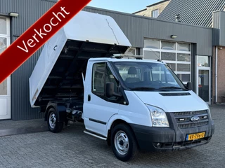 Ford Transit 330S 2.2 TDCI kipper Veegvuilkipper Airco Navigatie Telefoonverbinding Camera 3-Persoons Vuilniswagen Snipperwagen Bakwagen Pick-up Werkverlichting Euro 5