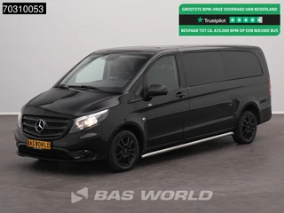 Mercedes Vito 114 Incl.BPM/ Ex. BTW Personenvervoer Automaat 9-Persoons Airco Cruise Parkeersensoren Euro6 Passenger Transport Taxi TV Airco Cruise control