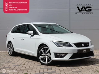 Hoofdafbeelding SEAT Leon Seat Leon ST 2.0 TDI FR LED Stoelverwarming Clima Cruise PDC
