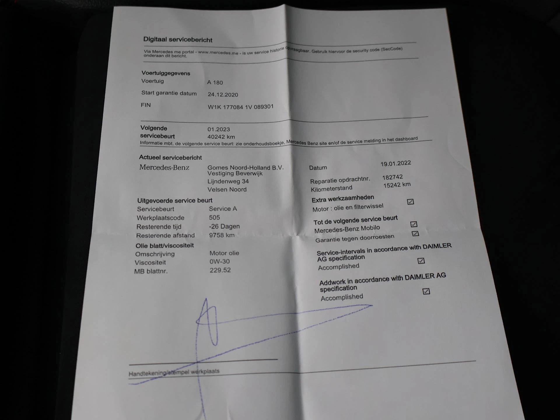 Hoofdafbeelding Mercedes-Benz A-Klasse