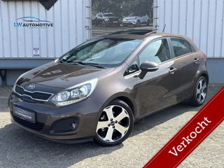 Kia Rio 1.4 CVVT ExecutiveLine | Schuifdak | Camera | Leder | Keyless | Stoel+stuurverwarming