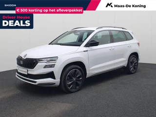 Skoda Karoq 1.5TSI/150PK ACT Sportline DSG · Navigatie · Trekhaak · Apple/Android Car Play · Camera ·  Garantie tot februari 2029 of 60000km.