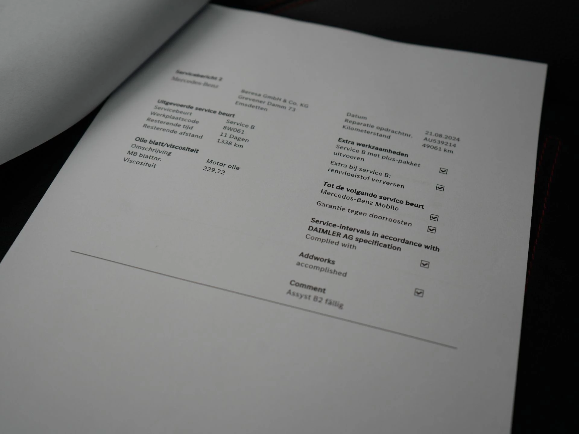 Hoofdafbeelding Mercedes-Benz B-Klasse