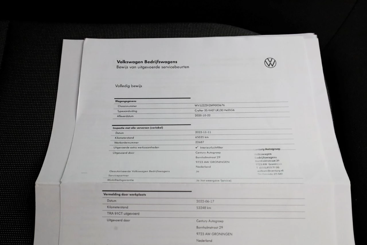 Hoofdafbeelding Volkswagen Crafter