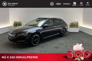 Skoda Superb Combi 1.4 TSI 218pk DSG iV Sportline | Panoramadak, 19" LM Velgen, Adaptive Cruise Control |