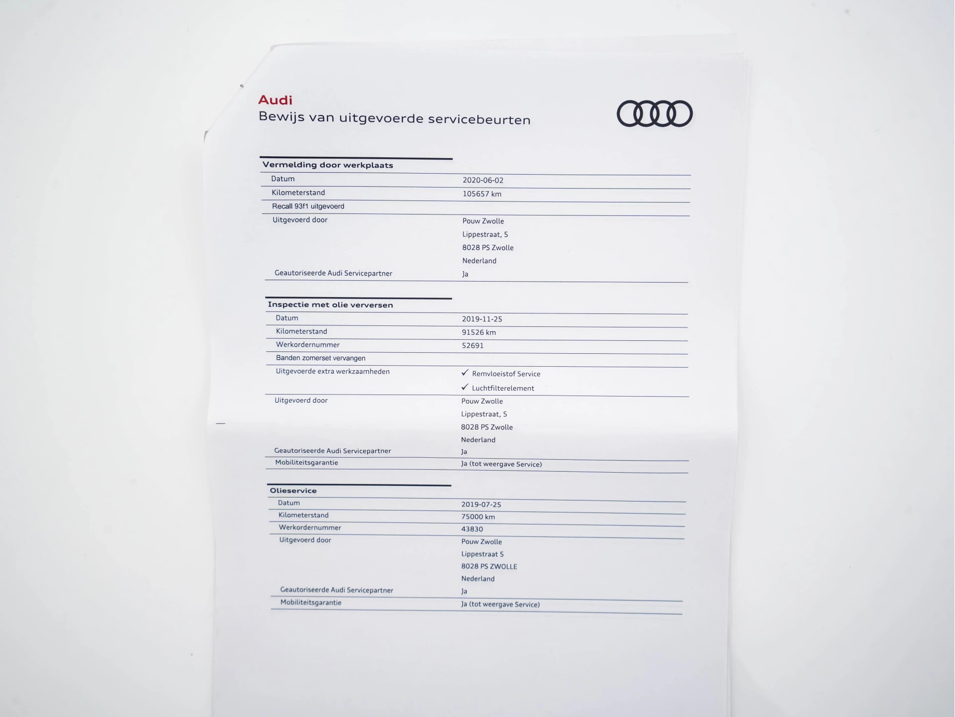 Hoofdafbeelding Audi A3