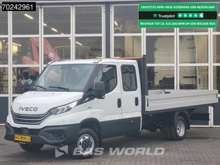 Iveco Daily 35C18 3.0L Automaat 180PK 2025-model Dubbel Cabine Open laadbak Navi ACC LED 3,5T Trekvermogen Euro6 Pritsche Pickup Airco Dubbel cabine