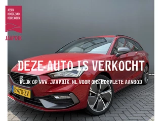 SEAT Leon Sportstourer BWJ 2021 1.5 eTSI FR 150 PK Launch Edition AUTOMAAT / TREKHAAK / APPLE CARPLAY / ANDROID AUTO / NAVI / CLIMA / ADAPTIVE CRUISE / STOELVERW. / ELEKTRISCHE STOELEN / CAMERA / HALF LEDER / KEYLESS / LMV/ PDC