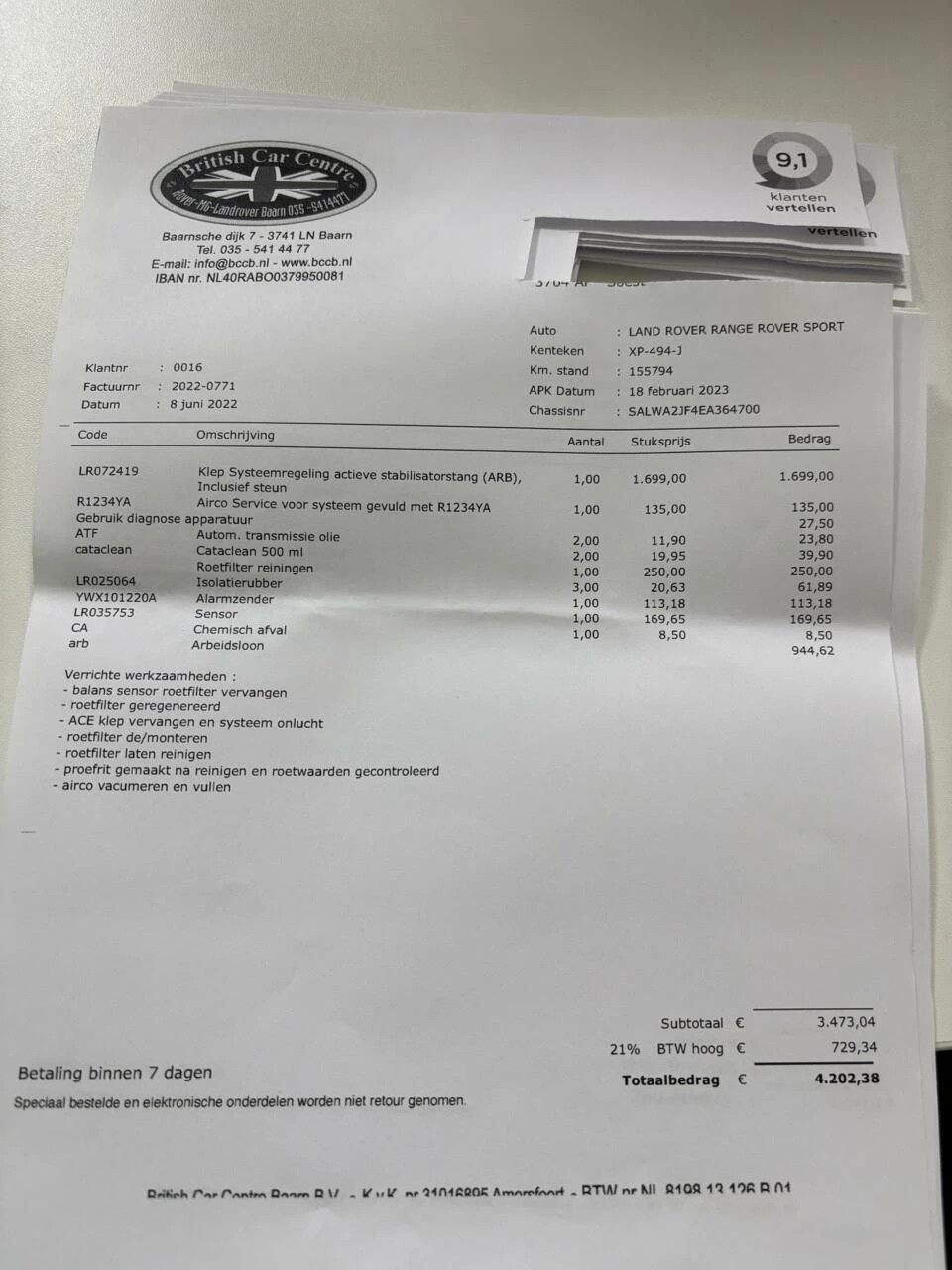 Hoofdafbeelding Land Rover Range Rover Sport