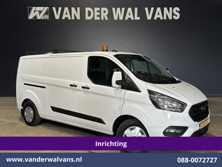 Ford Transit Custom 2.0 TDCI 130pk L2H1 Inrichting Euro6 Airco | 2800kg Trekhaak | Omvormer | Camera | Apple Carplay | LED Android Auto, Cruisecontrol, Stoelverwarming, Verwarmde voorruit, Parkeersensoren