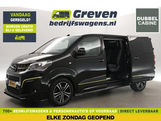 Opel Vivaro 2.0 CDTI | IRMSCHER | L3H1 177PK | Dubbele Cabine | 5 Persoons | Automaat 360 Camera 2xSchuifdeur Airco Carplay Cruise Head up Display Trekhaak LED Navi PDC 18"LMV