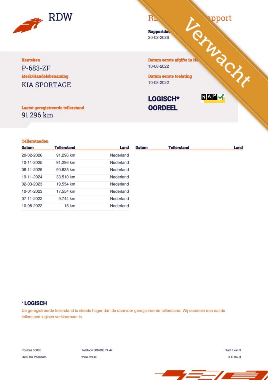 Hoofdafbeelding Kia Sportage