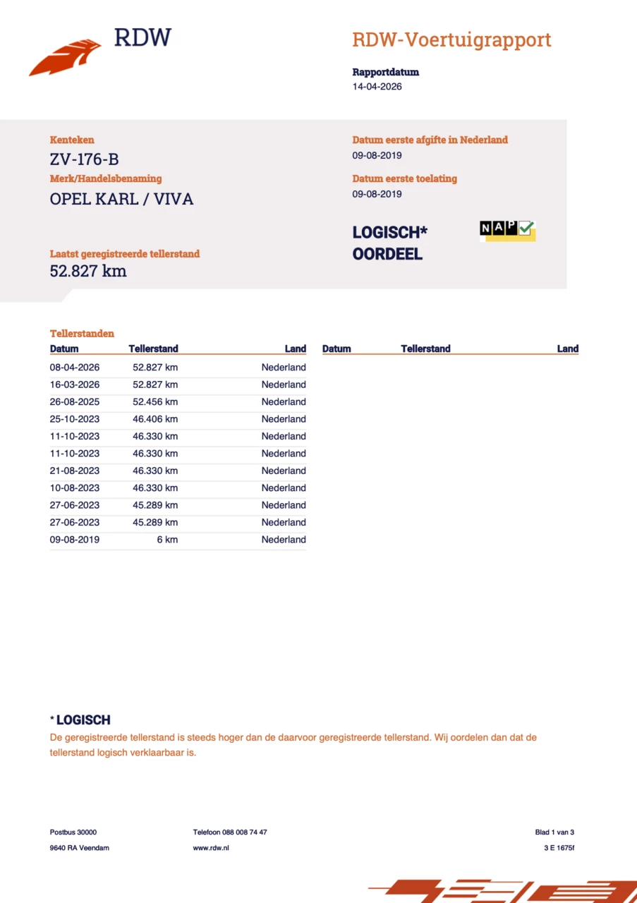 Hoofdafbeelding Opel KARL