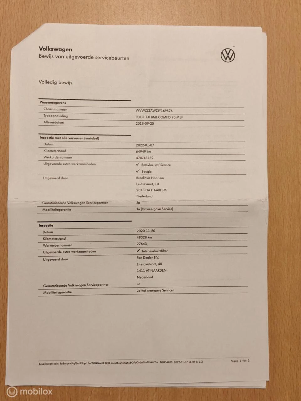 Hoofdafbeelding Volkswagen Polo