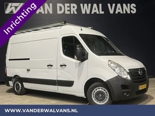 Opel Movano 2.3 CDTI 145PK L2H2 Inrichting Euro6 Airco | Imperiaal | Trap | Trekhaak 2500kg Omvormer, Camera, Parkeersensoren, Cruisecontrol, Navigatie, Bijrijdersbank, Bluetooth-telefonie