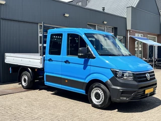 Volkswagen Crafter 35 2.0 TDI DC Airco Cruise controle Euro 6 laadbak Voorruit verwarming 6-persoons Open laadbak Pick-up p-up Bakwagen 1e eigenaar