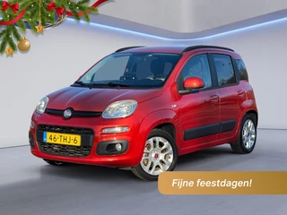 Fiat Panda 0.9 TwinAir Lounge, luxe uitvoering, navigatie,licht metalen velgen, airco, NL auto met nationale auto pas