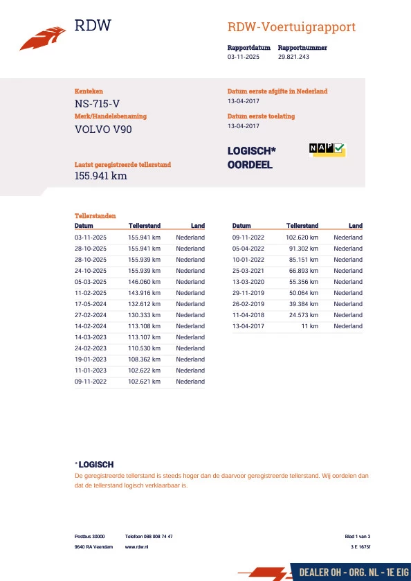 Hoofdafbeelding Volvo V90