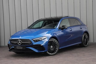 Mercedes-Benz A-Klasse 250e AMG Aut8 | 218PK | Pano | Head-up | Burmester | Memory | Sfeerverlichting | Multibeam | ACC | Stuurwielverwarming | Trekhaak | 2024.