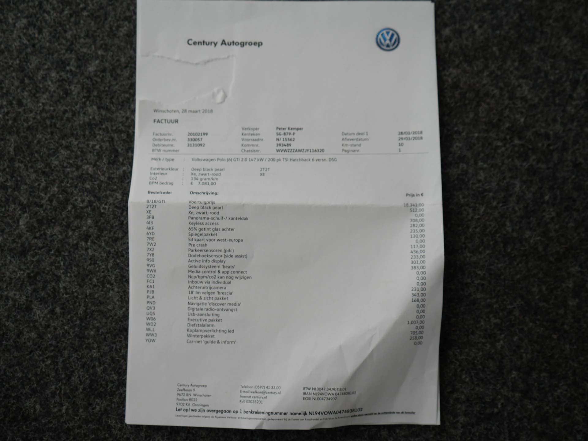 Hoofdafbeelding Volkswagen Polo