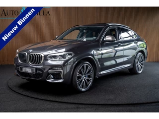BMW X4 M40i HUD Panodak 360° Harman K Leer ACC Navi Keyless Entry & Go Elektr. uitklapbare trekhaak Elektr. bedienbare achterklep Memory seats Climate voor & achter PDC Zwarte hemelbekleding 21 inch LM v
