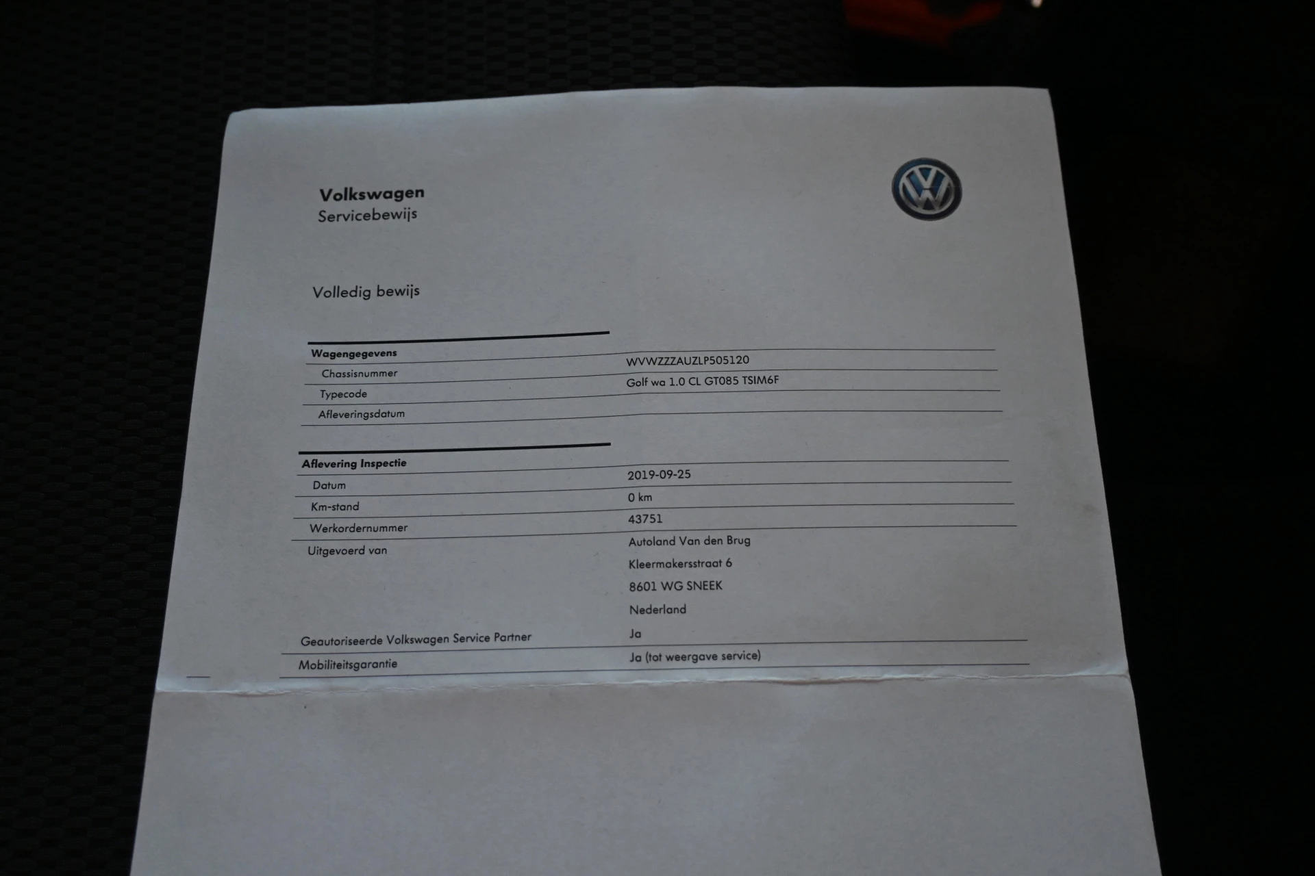 Hoofdafbeelding Volkswagen Golf