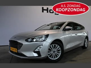 Ford Focus Wagon 1.0 EcoBoost Titanium Business Navigatie 1e Eigenaar ECC Apple CarPlay Achteruitrijcamera Lane Assist Inruil Mogelijk!