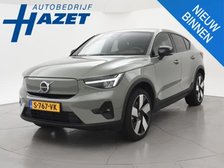 Hoofdafbeelding Volvo C40 Volvo C40 RECHARGE TWIN ULTIMATE 78 kWh 408 PK SAGE GREEN + ELEK. TREKHAAK | 20 INCH | PANORAMA | PILOT ASSIST | ACC | HK