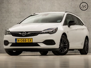 Hoofdafbeelding Opel Astra Opel Astra Sports Tourer 1.2 Design & Tech (APPLE CARPLAY, GROOT NAVI, CAMERA, ADAPTIVE CRUISE, LEDER, GETINT GLAS, SPORTSTOELEN, LED KOPLAMPEN, CRUISE, PARKEERSENSOREN, NIEUWE APK, NIEUWSTAAT)